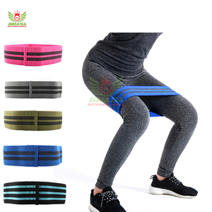 Set de Bandas de Resistencia para Entrenamiento de Cadera para Mujeres, Bandas Elásticas Anchas Antideslizantes para Ejercicios de Glúteos, de Poliéster Resistente - Product Image 5