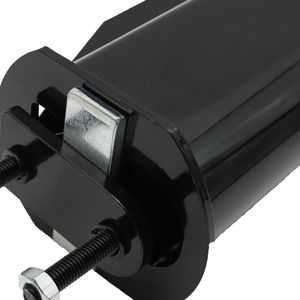 Supporto Nero Dritto a Molla per Paraspruzzi per Camion Semirimorchi, Interasse Bulloni 2.5 Pollici, Lunghezza 30 Pollici, Accessorio Riflettente per il Controllo del Carico - Product Image 4