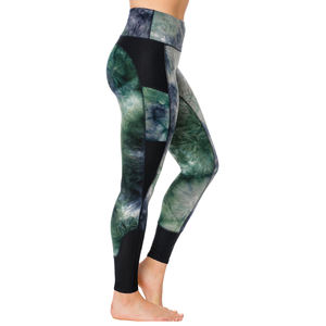Leggings d'équitation modernes de luxe pour femmes, taille haute, respirants, avec fermeture boutonnée, toucher doux, design élastique, en coton durable - Product Image 2