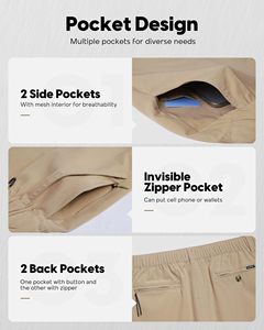 Pantalones Cortos Deportivos para Hombre, de Secado Rápido, para Entrenamiento, Running y Deportes, Pantalones Cortos Casuales para Hombre - Product Image 6