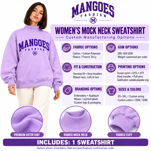 Sudadera Oversize de Cuello Alto para Mujer con Estampado de Hojas, Manga Larga, Tejida, Suave, Informal, Top de Otoño, Ropa Urbana - Product Image 6
