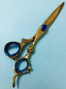 dragon pattern scissors stainless steel hair <b>shears</b> dragon handle scissors comfortable salon cutting <b>tool</b> dragon design scissors - Product Image 3