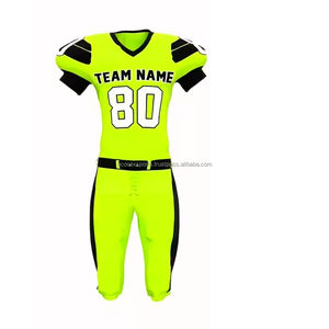 เครื่องแบบอเมริกันฟุตบอลมาใหม่ออกแบบได้ตามต้องการป้องกันรังสียูวีแบบสั้นจากวัสดุอื่น - Product Image 5