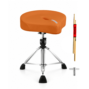 5 Core Iron + PU Leather Keyboard Instrument <b>Stand</b> Padded 4.5" Pressure Relief Ergonomic Swivel Adjustable 25.5 Inch <b>Music</b> - Product Image 1