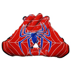 New Style <b>Men's</b> American Football <b>Gloves</b> Custom Brand Custom Logo Design Your Own Custom Color <b>Spider</b> Design Football <b>Gloves</b> <b>Men</b> - Product Image 2