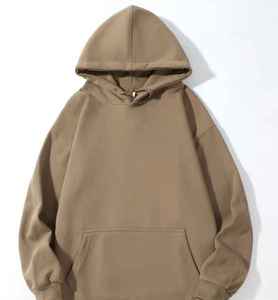 Sudadera con Capucha de Algodón de Color Sólido a Precio de Fábrica, con Estampado, Bolsillos Holgados en los Hombros, para Primavera y Otoño - Product Image 3