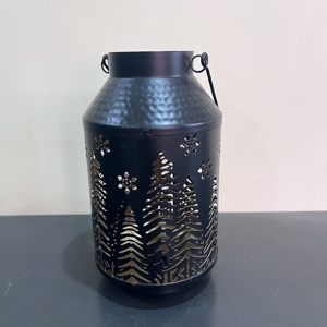 Iron <b>Christmas</b> <b>Lantern</b> Artisan Design Decorative with Black Finish for Home Decoration - Product Image 6