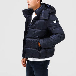 Blouson matelassé formel camouflage pour homme, col montant, coupe ample, style streetwear décontracté, fermeture éclair, OEM - Product Image 2