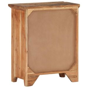 Solid Reclaimed Acacia Wood <b>Sideboard</b> with Natural Wood Tones - Product Image 4