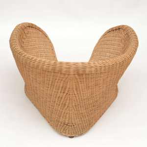 เก้าอี้โยคะทำมือ แข็งแรง ทนทาน เป็นมิตรกับสิ่งแวดล้อม ทำจากหวาย พร้อมพนักพิง เก้าอี้ธรรมชาติสำหรับโยคะ ขายส่ง - Product Image 2