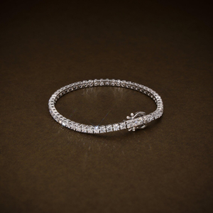 Pulsera de tenis de lujo con 10 diamantes cultivados en laboratorio para mujer, certificada por IGI, oro de 14K, elegante regalo de joyería para bodas y fiestas - Product Image 2
