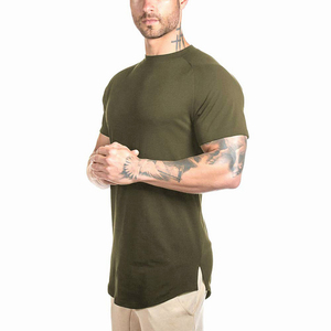 Camiseta Larga para Hombre con Cremallera Lateral, Manga Corta, Fabricante Mayorista OEM, Ropa de Gimnasio, Camiseta de Fitness - Product Image 3