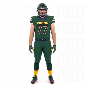 Uniformes de Fútbol Americano Personalizados al por Mayor para Equipos Adultos y Juveniles, Conjuntos de Práctica Sublimados, Camisetas Deportivas con Tackle Twill - Product Image 3
