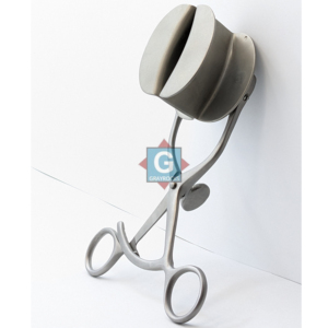 Écarteur abdominal manuel Collin à deux lames, auto-serrant, en acier inoxydable réutilisable, haute qualité, gris, référence 1414-10, Autocalv - Product Image 1