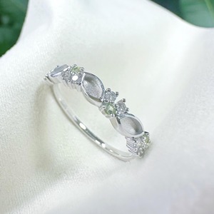 Anillo de Bisel Semimarcos de 2x4mm en Oro 18k y Plata 925 Hecho a Mano con Engaste de Zirconia para Relleno de Resina DIY de Leche Materna, Joyería Conmemorativa - Product Image 4