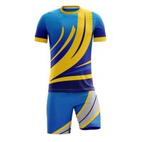 Conjunto de Uniforme de Fútbol - 100% Algodón de Secado Rápido, Manga Corta, Personalizable, Unisex para Adultos
