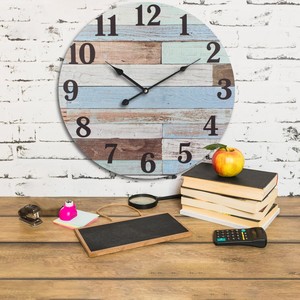 Pine Wood with Natural Lime Wash wooden <b>wall</b> clocks and <b>desk</b> clocks OEM Custom Wholesale | Aqdus Saleem India - Product Image 2