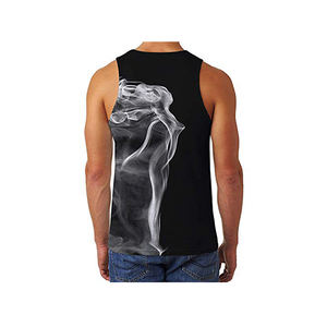 Camiseta Deportiva Casual para Hombre, Compresión Atlética, Transpirable, Tejida, Ajustada, Sin Mangas, para Fisicoculturismo, Fitness, Secado Rápido, para Gimnasio - Product Image 3