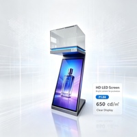 Écran LED flexible personnalisé P1.86 480x960mm avec revêtement GOB étanche, taux de rafraîchissement 7680Hz, face avant pré-magnétique pour applications créatives en intérieur