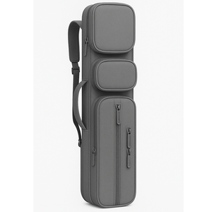 Custom Durable Water Resistant Pool Cue Case 4x5 Snooker Bag With Adjustable Shoulder Straps Multiple Accessory Multi Cue Bag - Product Image 1