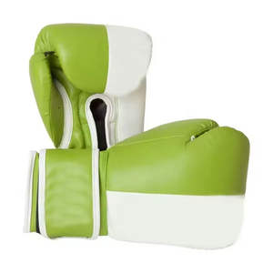 Gants de boxe en cuir PU respirants de haute qualité, personnalisables, anti-humidité, avec fermeture à lacets, logo personnalisé pour adultes, usage extérieur - Product Image 5