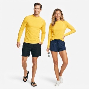 Rashguards pour hommes respirants, confortables, tendance, personnalisables avec logo imprimé, style élégant, en promotion - Product Image 2