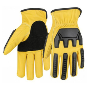 Guantes Mecánicos de Protección Contra Impactos Personalizados para las Industrias del Petróleo y Gas, Guantes Antideslizantes, Guantes Mecánicos de Cuero de la Mejor Calidad - Product Image 3