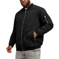Blouson Bomber A1 Homme Hiver Col Fourrure Nouveau Design Tendance Vente Chaude Haute Qualité Personnalisé Col Montant Style Aviateur