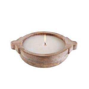 Recipiente para velas hecho a mano con base de madera para el hogar, bodas, festividades, contenedor de velas natural sólido para decoración de mesa, restaurantes y cafeterías. - Product Image 6