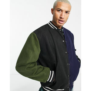 Proveedor de Fábrica de Chaquetas Universitarias OEM, Chaqueta de Béisbol Universitaria Premium de Lona para Invierno, Material de Alta Calidad para Hombre, Venta al Por Mayor - Product Image 4