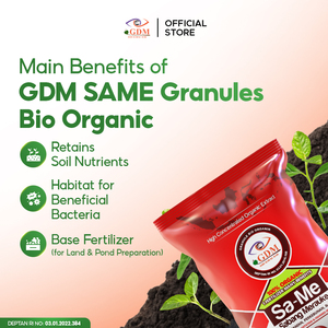 Engrais granulaire à libération lente GDM Bio Organic pour une nutrition durable des plantes - Product Image 3