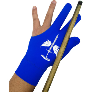 Gants de billard doux et lavables, lavage en machine à l'eau froide, mélange de spandex et de cuir, trois doigts, pour queue de billard - Product Image 1