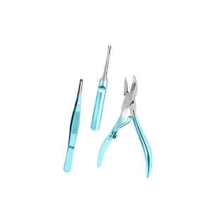 Chiropody Instrument <b>Kit</b> Stainless Steel Podiatry Instrument Set With Leather Case - Product Image 5