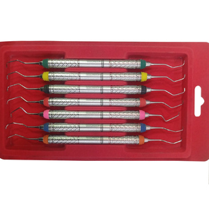 Curetas Periodontales Premium Gracey de 7 Piezas, Doble Punta, Mango Hueco, para Limpieza Dental Manual, Agarre Ergonómico, Calidad Grado A+ - Product Image 5