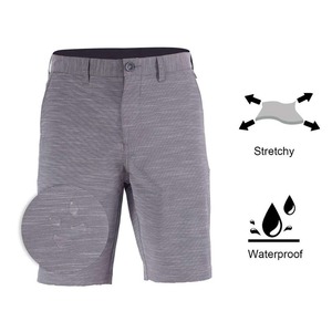 Pantalones cortos impermeables para hombre a la moda con logotipo personalizado, pantalones cortos de golf para caminar, pantalones cortos casuales híbridos impermeables con cintura de poliéster y bolsillo - Product Image 6