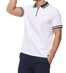 เสื้อโปโลผ้าฝ้าย100% สำหรับผู้ชายปรับแต่งได้เสื้อโปโลผ้าคอตตอนโลโก้ได้ตามต้องการ - Product Image 1