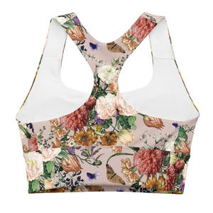 Sujetador deportivo con soporte superior para el busto y espalda cruzada para mujer, sin mangas, sin espalda, para fitness - Product Image 3