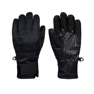 Gants de ski d'hiver pour homme en cuir de chèvre imperméable, doublure fine, pour snowboard et temps froid, produit en promotion, noir, personnalisables - Product Image 1