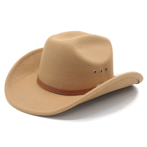 Sombrero Vaquero Estilo Occidental Americano de Moda, 100% Poliéster, para Viaje, Verano, Casual, Suave, Tejido de Alta Calidad - Product Image 4