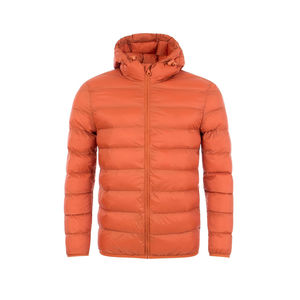 Best Selling Pakistan Manufacturer Winter <b>Long</b> Sleeve Breathable Good Quality Hooded Stand Collar Puffer <b>Jacket</b> Front Logo - Product Image 1