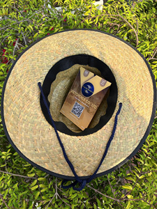 VietChoice Eco-Friendly Natural Grass Floppy Beach <b>Hat</b> With Frayed Edge Breathable Summer <b>Hat</b> for Adults Unisex - Product Image 1
