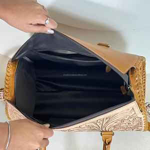 Bolsa de Viaje de Cuero Repujado con Diseño de Cerezas, Nueva Llegada, Bolsa de Fin de Semana de Lujo con Cierre de Cremallera, Bolsas de Equipaje Resistentes para Pasar la Noche - Product Image 6