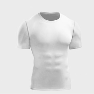 High Quality Slim Fit Sports <b>Tshirt</b> for Men Compression Training Gym <b>Tshirts</b> Crew Neck Male Bodybuilding Workout Shirt For Men - Product Image 4