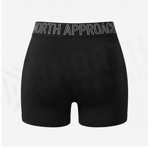 Short de yoga sans couture taille haute North Approach, imprimé lettres noires, taille élastique, vêtements de sport pour femmes - Product Image 2