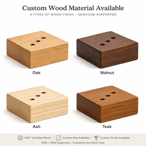 Modern Square Solid Wood Furniture Legs Block Style <b>Sofa</b> Cabinet <b>Feet</b> Replacement Durable Hardwood OEM - Product Image 5