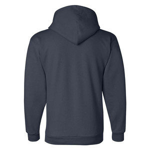 Sweat-shirt à capuche pour homme, coupe classique, en molleton 100% coton, décontracté, pour l'automne, design bleu, jaune, blanc, écologique - Product Image 2