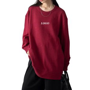 Nouveaux sweats pour femmes, sweats oversize tendance pour femmes, nouveau style, vêtements de sport en coton, vêtements décontractés unis, vêtements d'extérieur tendance - Product Image 1