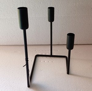 Elegant Handmade <b>Black</b>, White Iron Metal Candle Holder Set Modern Decorative Taper <b>Candlestick</b> Stand for Home Office Dining Room - Product Image 6