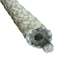 Tubería de Drenaje de Fibra de Vidrio con Acción Capilar para Campos de Golf y Césped Deportivo, Tubería de Drenaje Tratada Térmicamente con Malla de Acero Inoxidable