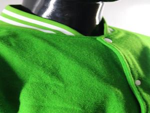 Veste universitaire pour homme SAMI avec col montant et logo sur le devant, 100% coton, veste d'hiver, couleur et logo personnalisables - Product Image 4